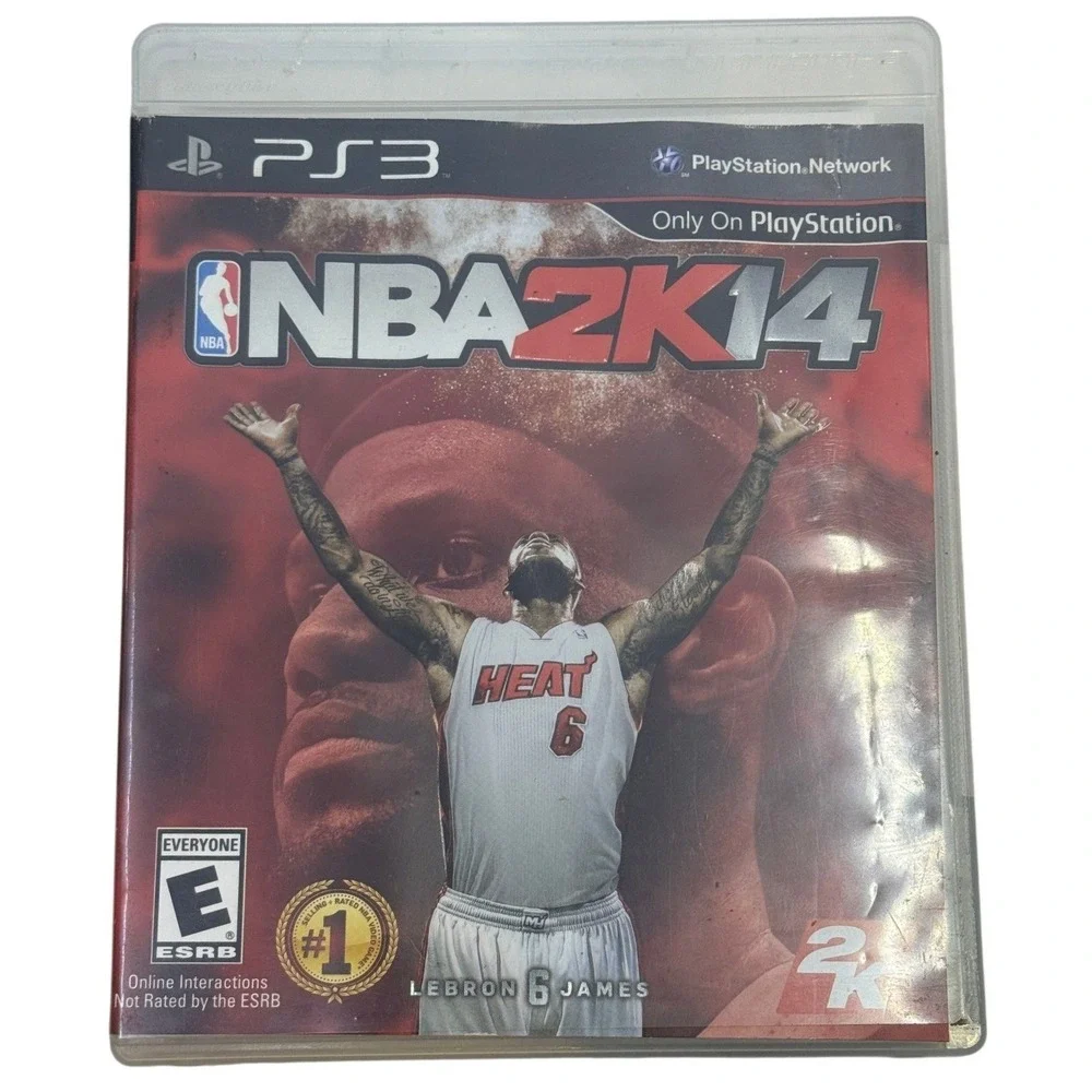 NBA 2K14 Sony PlayStation 3 PS3 Basketball Video Game LeBron James Cover CIB